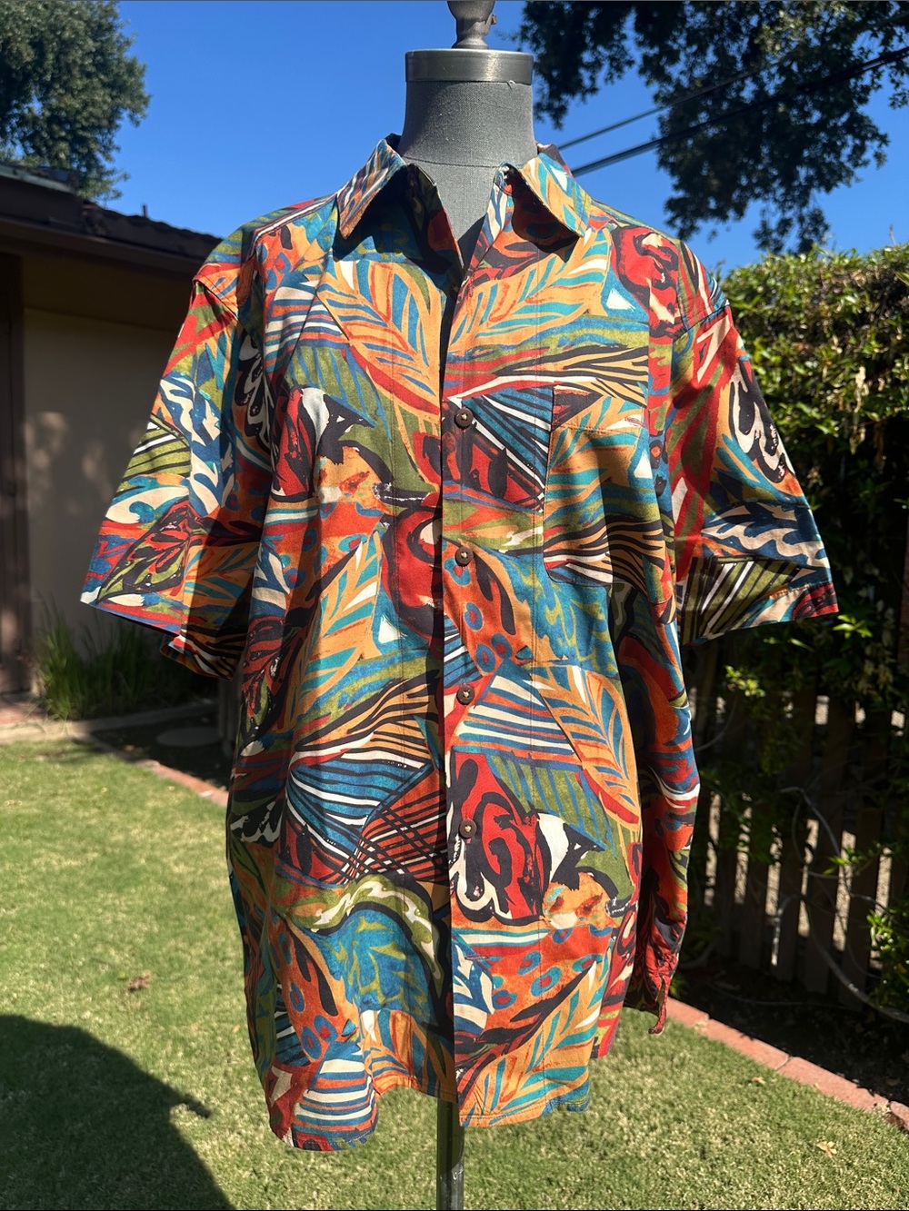 The Territory Ahead-Men's Short-Sleeve Tropical Print Shirt